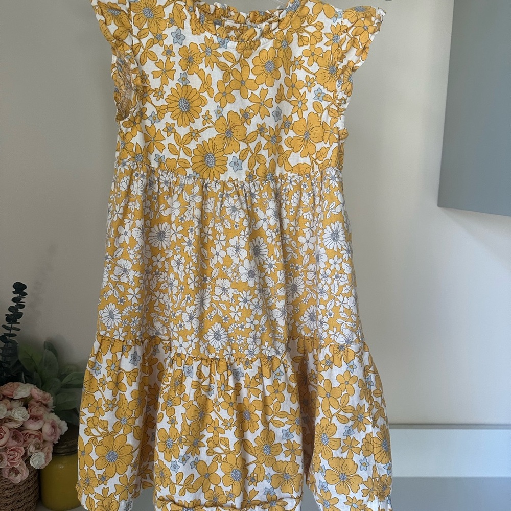 Carter's Floral Dress - Yellow and White